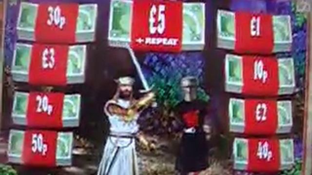 Fruit Machine-Barcrest Monty Python screen game-Black Knight смотреть онлайн