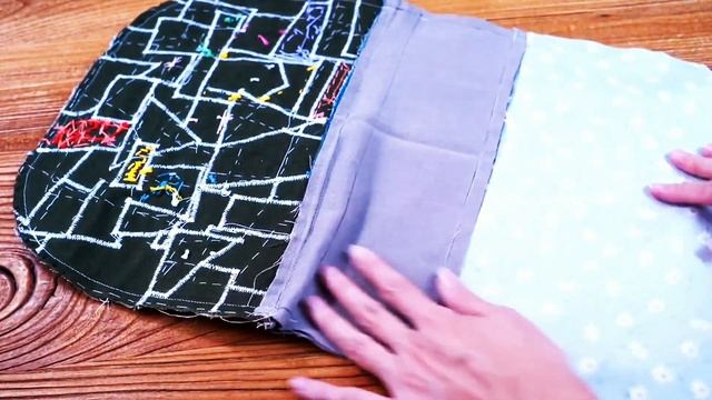 DIY Old Jeans Scraps┃HandyMumLin Sewing Project