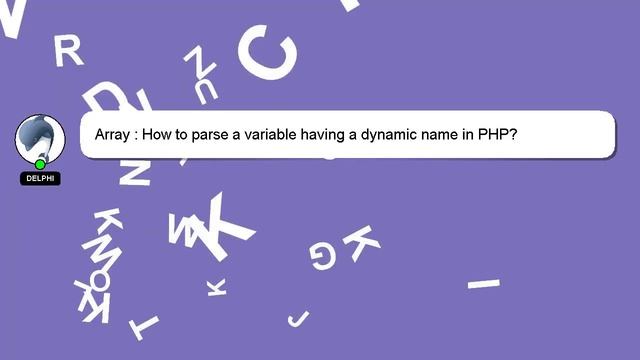 Array : How to parse a variable having a dynamic name in PHP? смотреть онлайн