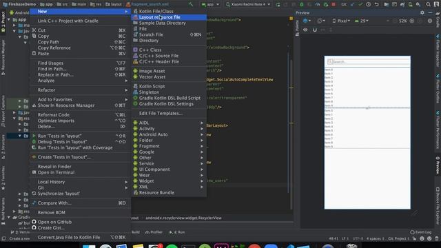 Firebase Android Tutorial 19 - Instagram Like App using Firebase (Part 11) (Search Fragment UI) смотреть онлайн