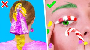 12 Бьюти ЛАЙФХАКОВ и причёсок для девочек на Новый Год! ПРАЗДНИЧНЫЕ СОВЕТЫ И ИДЕИ LIFE HACKS