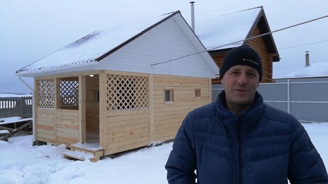 Баня из бруса 6х4 под ключ - Отзыв #1 - компания Строй БФ смотреть онлайн