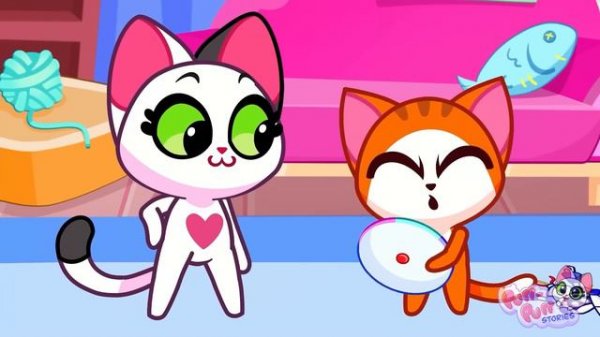 ✨Magic Doors Challenge🌈Rainbow Color Restroom Game || Purr-Purr Stories