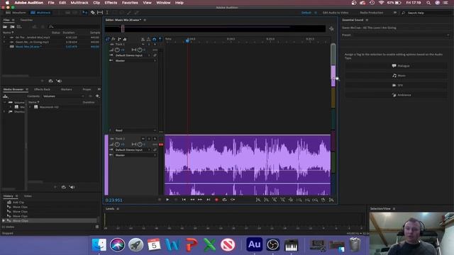 Adobe Audition CC Multitrack Tutorial For New Users.