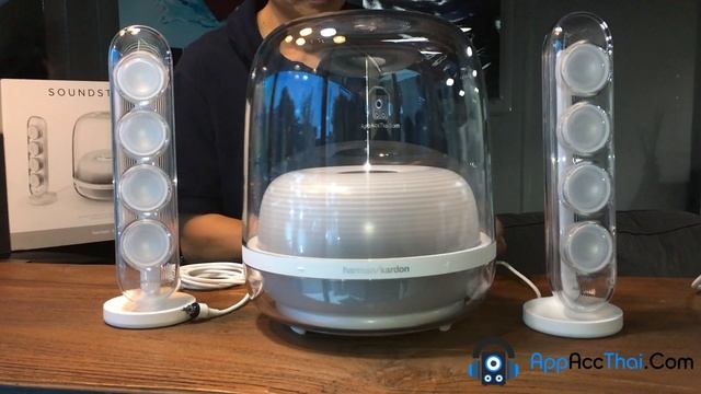รีวิว ลำโพง Harman Kardon SoundSticks 4 โดย AppAccThai.Com смотреть онлайн