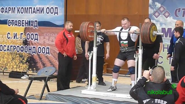 IIvaylo Hristov - Broken Bulgarian Squat Record - 406.0 kg (895 lbs.)!!! смотреть онлайн