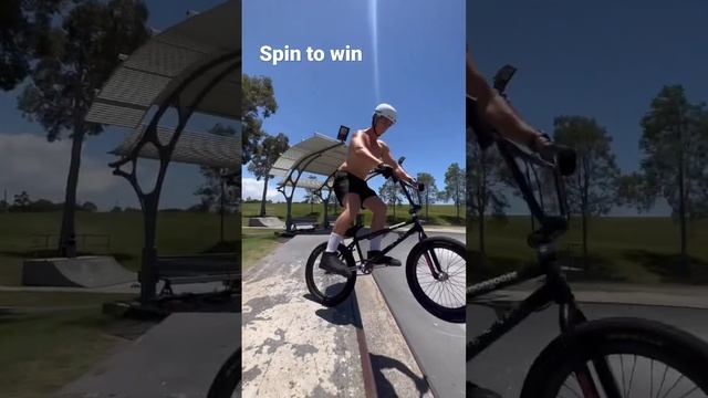 Spin to win! #bmx #crazy #mongoose #wow #fox #mtb #nitro смотреть онлайн