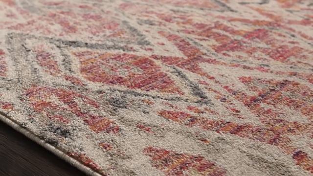 Loloi Javari Jv-04 Berry - Ivory Area Rug смотреть онлайн