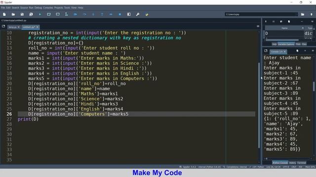 #34 Creating nested dictionaries in Python ? смотреть онлайн
