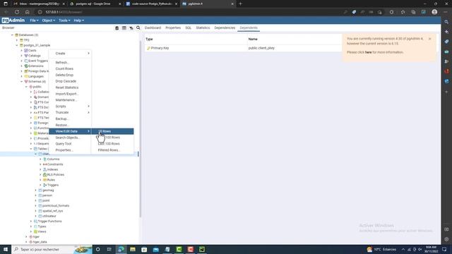 Pycharm/PostgreSQL: Créer une table, Insérer des données, Sélection des données dans une table смотреть онлайн