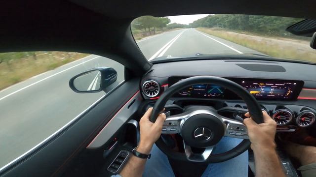 2022 Mercedes Benz CLA180 [1.3 - 136 HP] POV Test Drive | 0-100 Acceleration