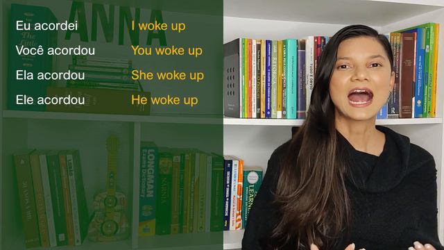 Conjugation of verb TO WAKE UP in Brazilian Portuguese | Conjugação do verbo ACORDAR. смотреть онлайн