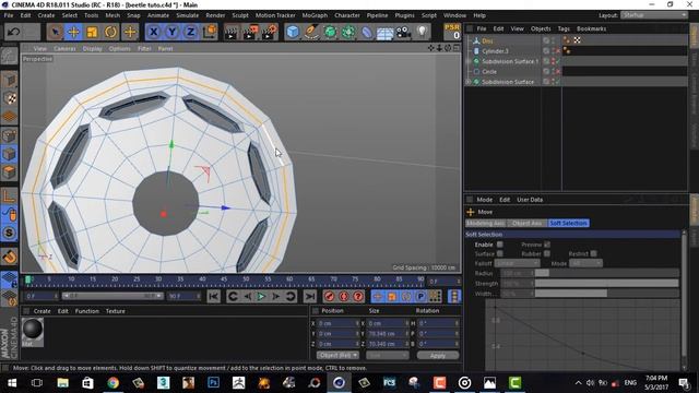 Cinema 4D | Car | Modeling (beetle vw) Pt3 (Final) смотреть онлайн
