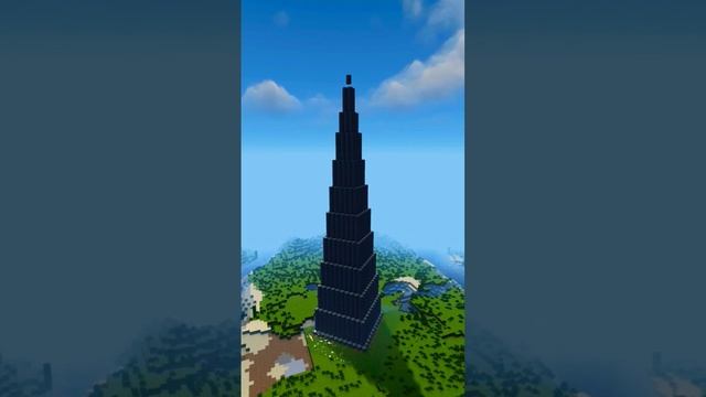 САМАЯ БОЛЬШАЯ БАШНЯ В MINECRAFT ? #shorts #minecraft смотреть онлайн