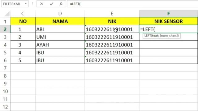 CARA SENSOR NIK DI EXCEL смотреть онлайн