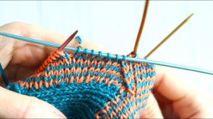 Убавки в вязании носков методом Хеликс