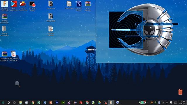 Skin Alien for Windows Media Player смотреть онлайн