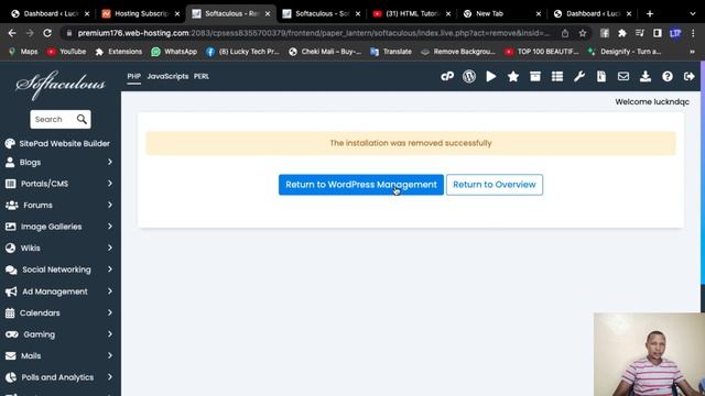 "An installation already exist" while installing WordPress. смотреть онлайн