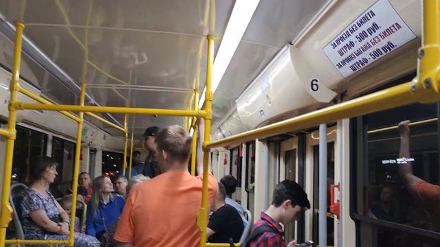 Волгоградский Метротрам. Новые вагоны модели УКВЗ 71-623-03 смотреть онлайн