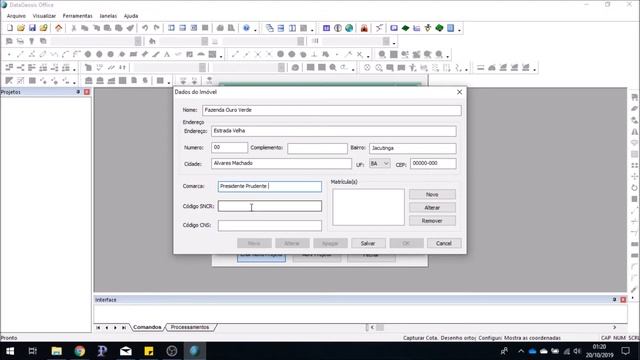 Georreferenciamento no DataGeosis - Criando o projeto смотреть онлайн