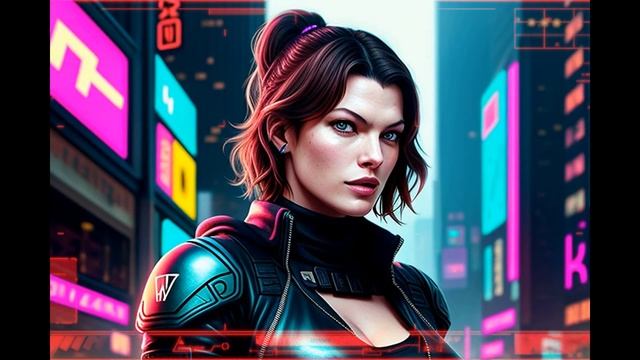 Milla Jovovich CYBERPUNK STYLE / МИЛА ЙОВОВИЧ В МИРЕ КИБЕРПАНКА смотреть онлайн