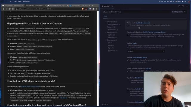 Using VSCode without the Microsoft tracking with VSCodium! смотреть онлайн