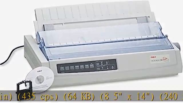 Oki MICROLINE 321 Turbo/n Dot Matrix Printer (62415501),White смотреть онлайн