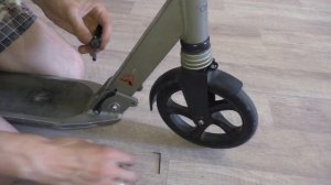 Ремонт самоката Oxelo town 7 xl susp. Люфт руля вперед-назад.