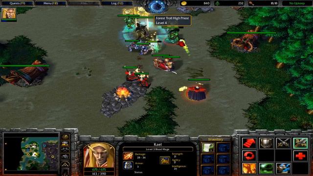 Warcraft III Frozen Throne Single Player Campaign Blood Elf 1 смотреть онлайн