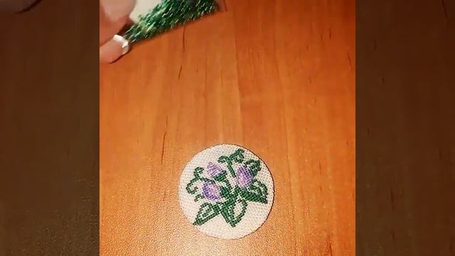 Кулон. Микровышивка. Мой первый опыт. смотреть онлайн