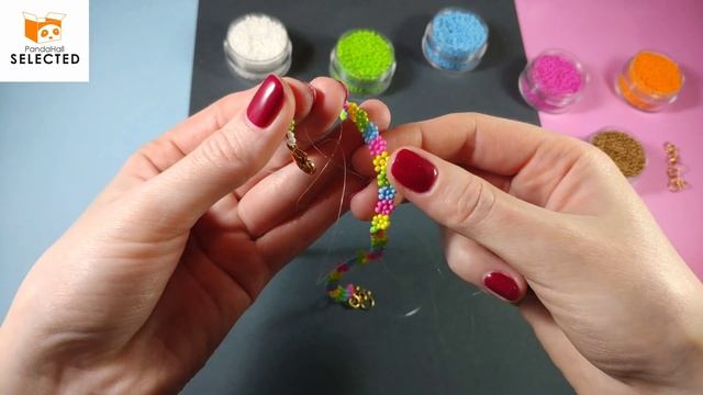 Яркий цветочный чокер из бисера / Pandahall Selected смотреть онлайн