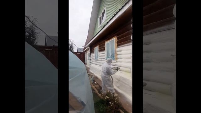 Утепление деревянного дома из бруса бревна смотреть онлайн