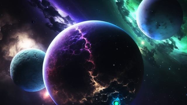 Space Ambient Music ✨ Space Journey Relaxation ✨ Flying In Planets