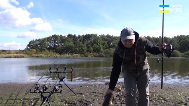 Ловля карпа на кукурузу і горох смотреть онлайн