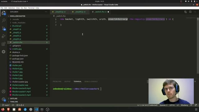 Rholler coaster | RChain + node JS dev tutorial - part 4/x use registry смотреть онлайн