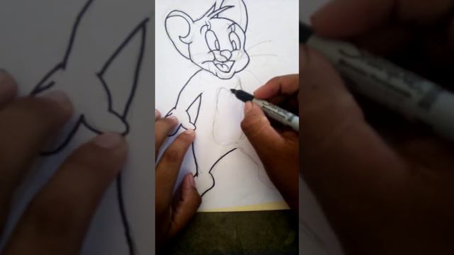Cómo entintar de forma perfecta con un sharpie. Dibujando a Jerry #se pareceaamlo XD смотреть онлайн