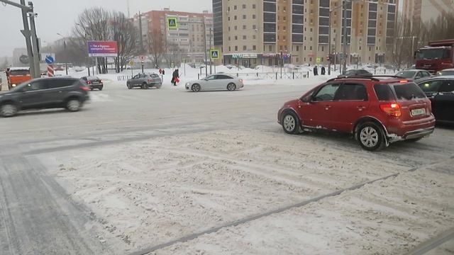 Поездка на трамвае 71-407-01 № 1127 по маршруту №5 в Казани . (23.01.2022) смотреть онлайн