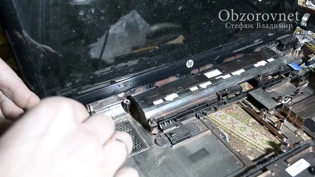 Ремонт петли крепления ноутбука HP смотреть онлайн
