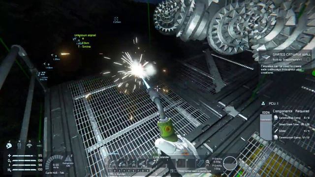 Space Engineers - Lost Colony #4 - Mining stuff for the reactor. - смотреть онлайн