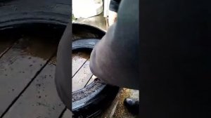 Как разрезать автомобильную шину