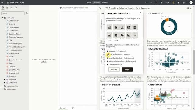 Configure Insight Types in Oracle Analytics Auto-Insights смотреть онлайн