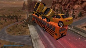 School Bus Crashes & Jumps #102 – BeamNG.Drive