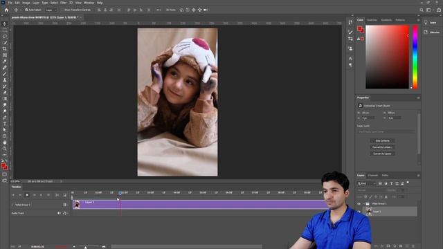 How to convert video into animated GIF Adobe Photoshop - Class 40 - Urdu Hindi смотреть онлайн