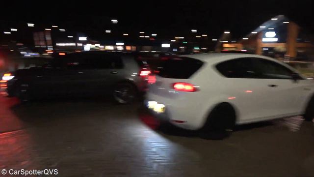 Tuner Car Meet - Flames, Revs - Police Shutdown, Police Helicopter?! - BRABUS 800, Focus ST, 7R, M4 смотреть онлайн