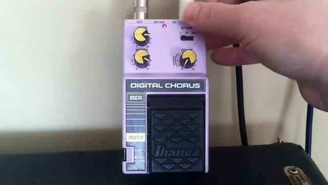 1990 Ibanez DSC10 Digital Stereo Chorus Effect Pedal DEMO смотреть онлайн