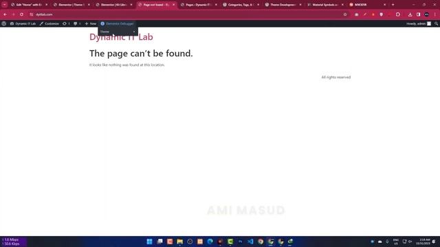 Elementor Template Kits | WordPress Bangla Tutorial | 2024 | AMI MASUD смотреть онлайн