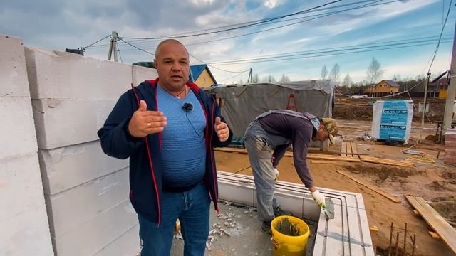 КАК укладывать ГАЗОБЕТОННЫЕ блоки. Укладка блоков. Стены из ГАЗОБЛОКА. смотреть онлайн