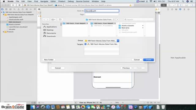 How to Fetch Movie Data From IMDB Web API in Swift 5 XCode | Hindi | Parse JSON data in Swift iOS смотреть онлайн