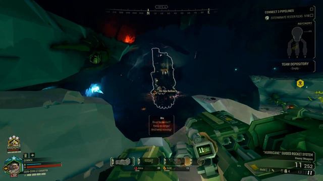 Deep Rock Galactic nemesis mining station смотреть онлайн