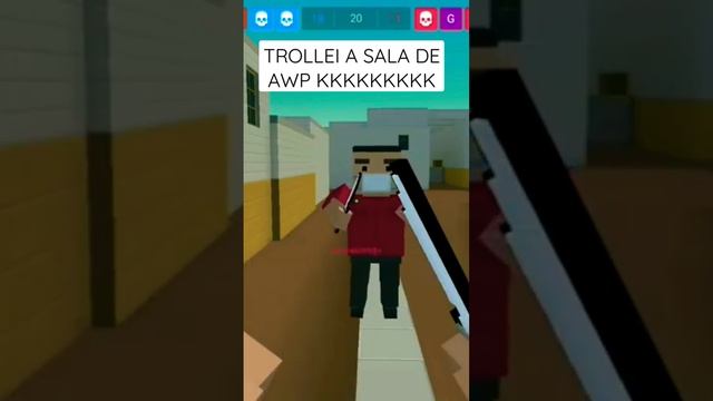 TROLLEI A SALA DE AWP NO BLOCK STRIKE KKKKKKKKK #roblox #minecraft смотреть онлайн